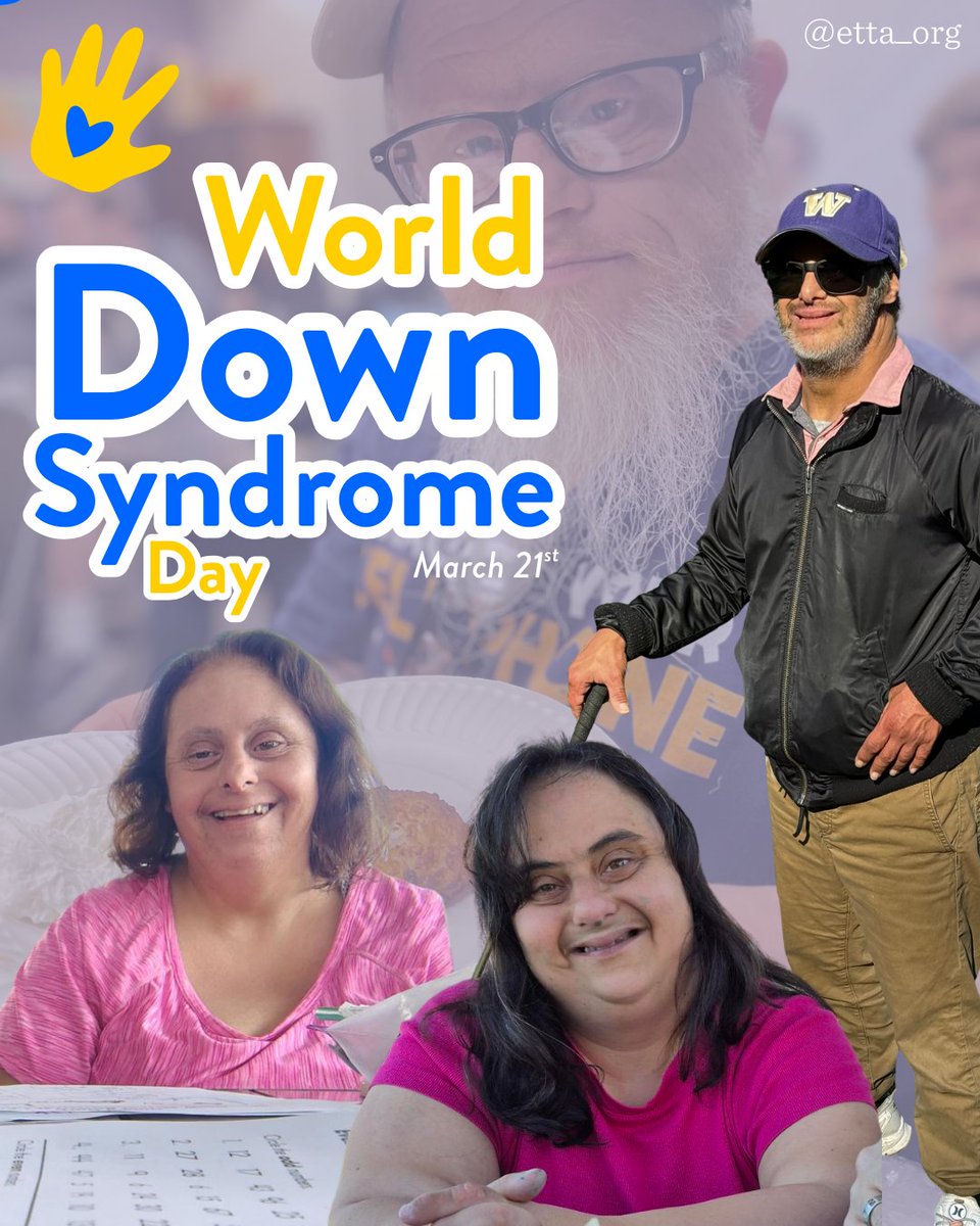 EttaOrg's tweet photo. Tomorrow, March 21, is World Down Syndrome Day! 🌎

This global day raises awareness and advocates for the rights and well-being of people with Down syndrome. This date, the 21st day of the 3rd month, was chosen to symbolize the triplication (trisomy) of chromosome 21, which causes Down syndrome.

#SpecialNeedsOrganization #NeurodiverseSupportLA