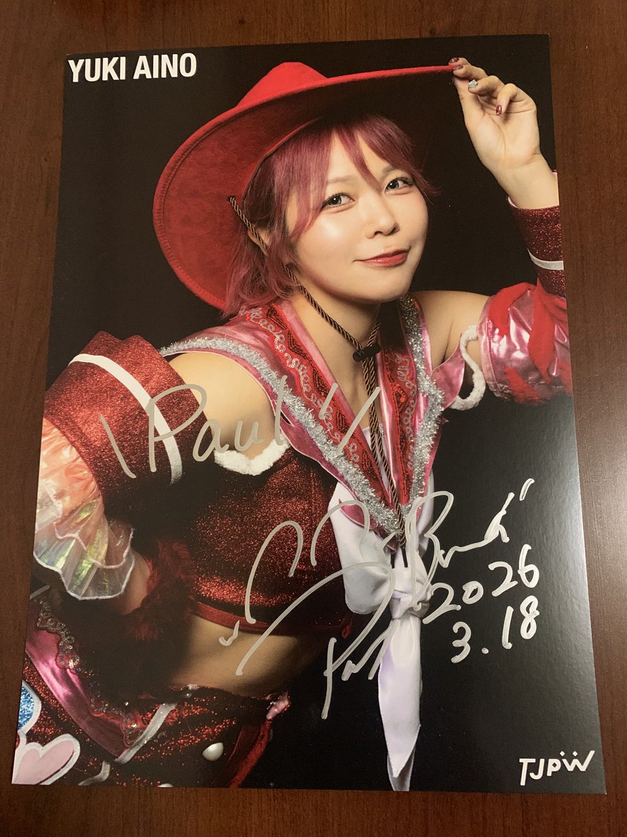 CrowStorm_93's tweet photo. Happy to see @yuki25venus whenever she comes to the states. It’s nice that she remembers me during the meet and greets. Her match with Rika on Day 2 was amazing. Keep it up!

#愛野ユキ
#tjpw  
#tjpwUSA https://t.co/TE0EqW3afs
