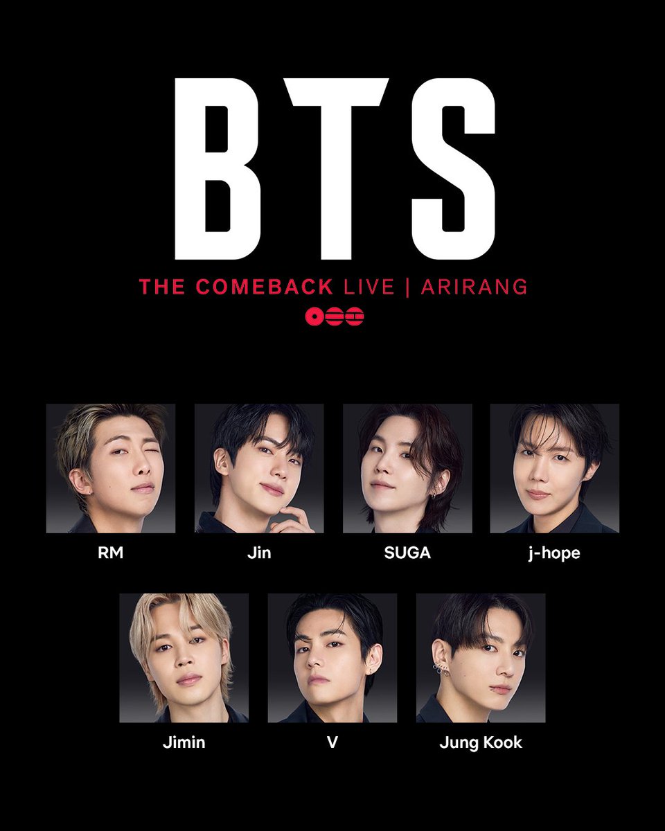 Netflix_CA's tweet photo. You asked. We answered. BTS profile icons will begin rolling out on Netflix starting March 21 at midnight PT / 4pm KST, just in time for BTS: The Comeback Live | ARIRANG. 

Tune in to the comeback live worldwide March 21 at 8pm KST / 4am PT, only on Netflix.

#BTSLiveonNetflix #BTS_ARIRANG