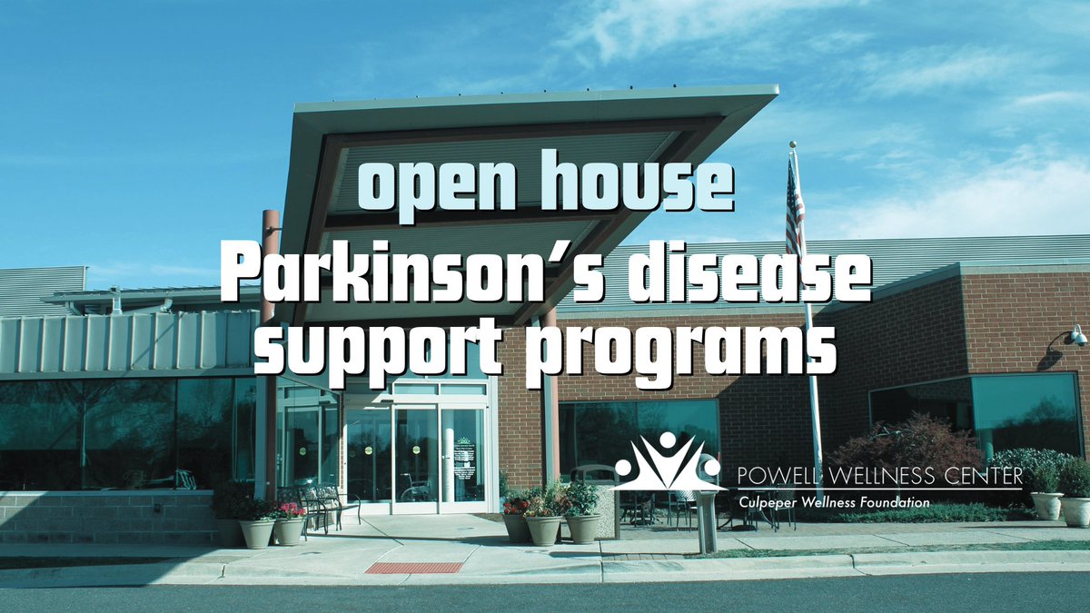 PWC_Culpeper's tweet photo. Open house 4/8 for individuals diagnosed with Parkinson's disease &amp; their care partners to learn about fitness, support group &amp; therapy programs. Details: https://t.co/XHo7PC3fwh https://t.co/e6ZKn9OOgK