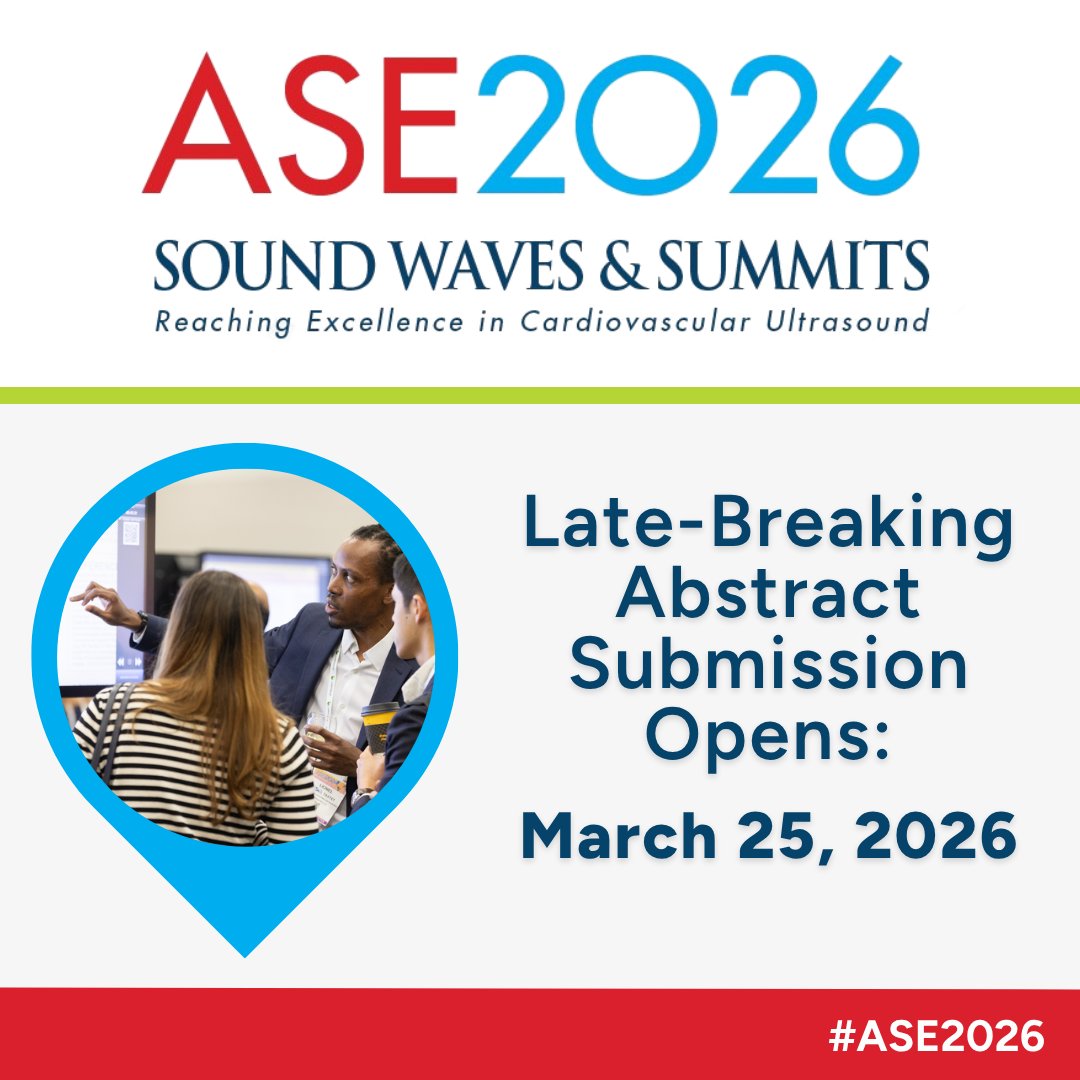 American Society of Echocardiography tweet media