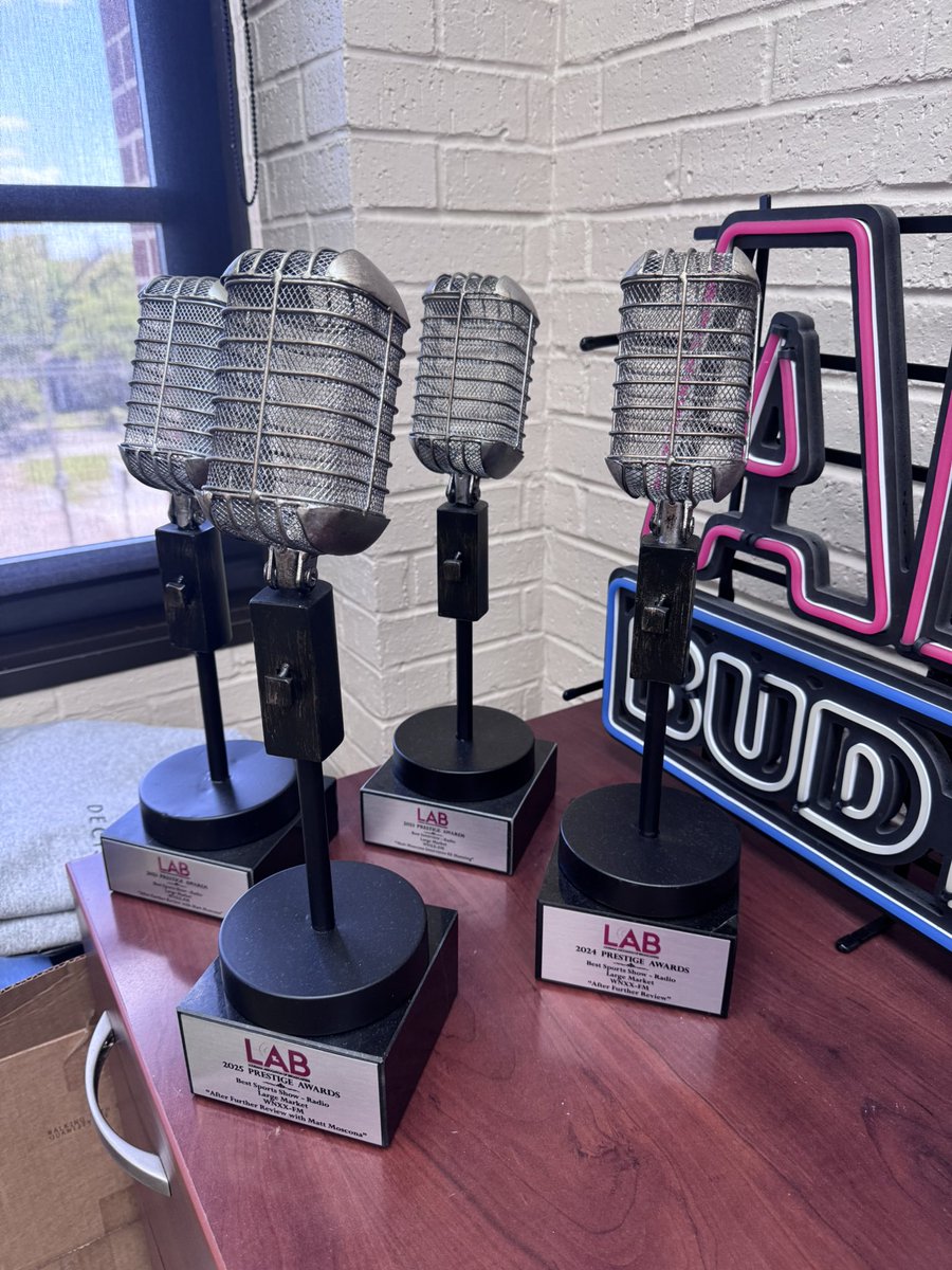 MattMoscona's tweet photo. Many thanks to @LABroadcasters for naming AFR the Best Sports Show in Louisiana for a ninth time!

Always humbling to be recognized by your peers.

@1045espn https://t.co/L5wM54yJxG
