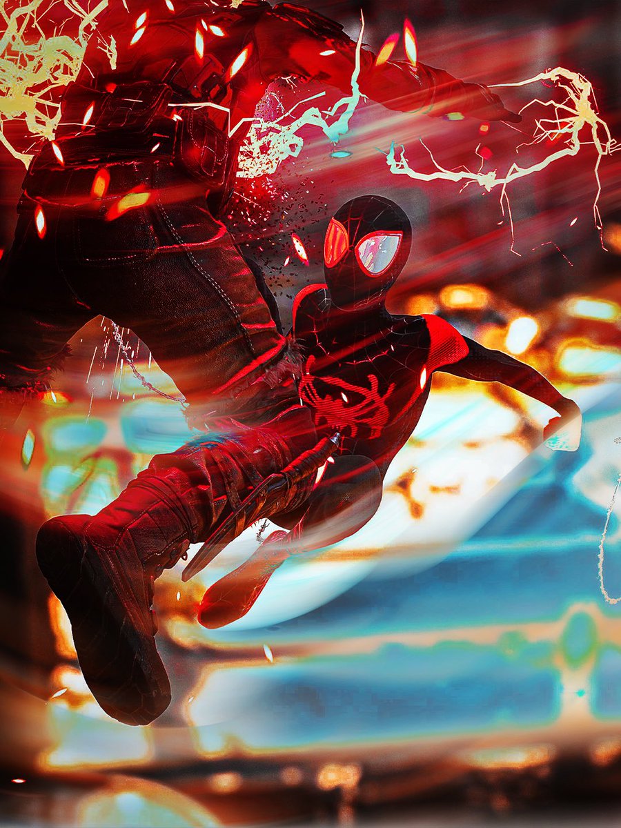 artvgp's tweet photo. You can’t outrun the spark.

Game: Spider-Man 2 by @insomniacgames 

#ThePhotoMode #spiderman #virtualphotography #insomniac #vgpunite https://t.co/8fcTG4bED5