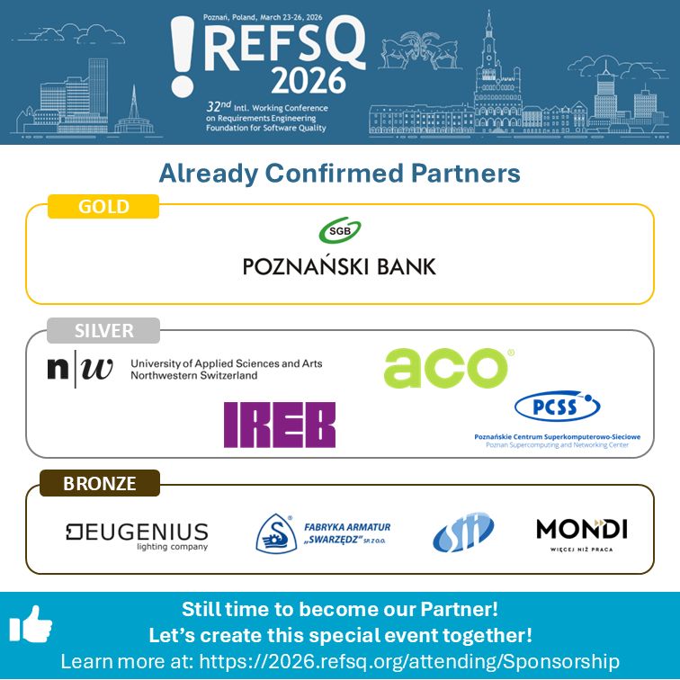 REFSQ 2026 tweet media