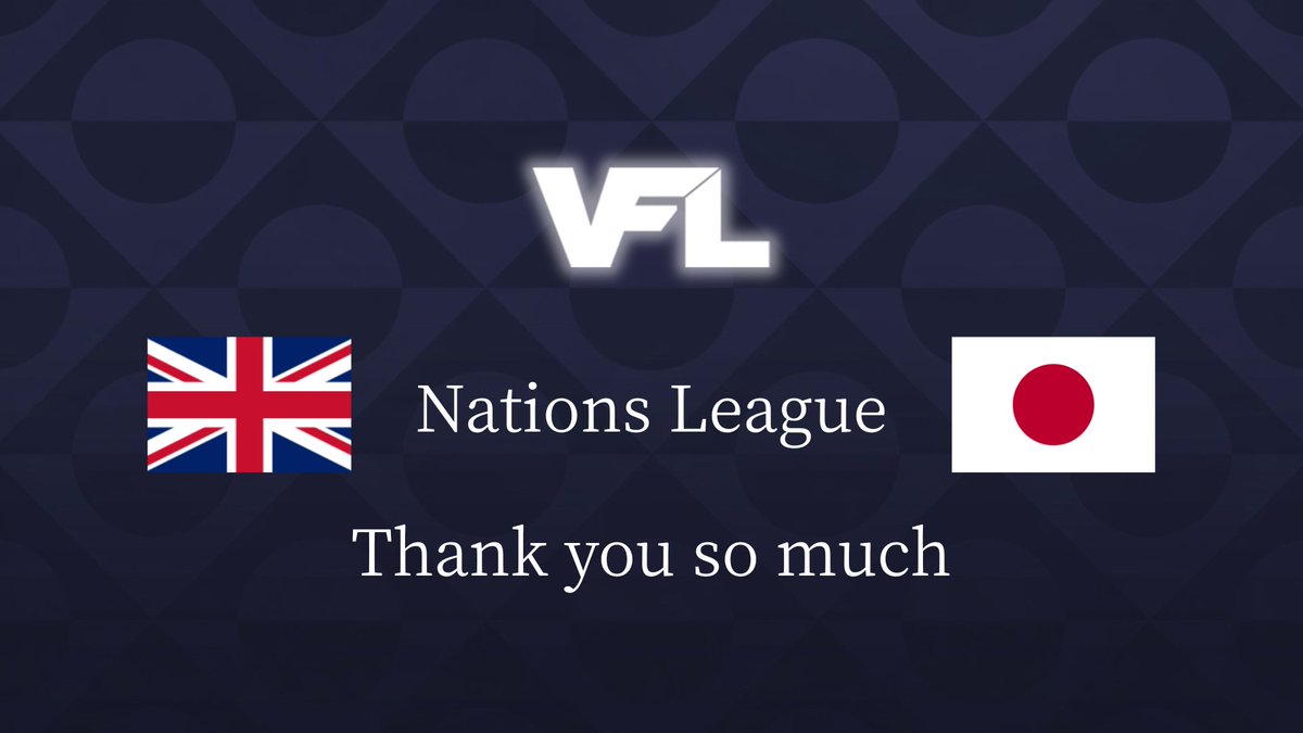 🏟VFL Nations League🏟

JAPAN

速報

トータルスコア 

Netherlands 10-3 Japan

AWAYでも引かなかった日本チーム

深夜の連戦に頑張ってくれた選手達に感謝

日本チームの挑戦は続きます

応援よろしくお願いします

#FC26 #プロクラブ #ProClubs #eSports #eスポーツ #11v11 #VFL #NationsLeague