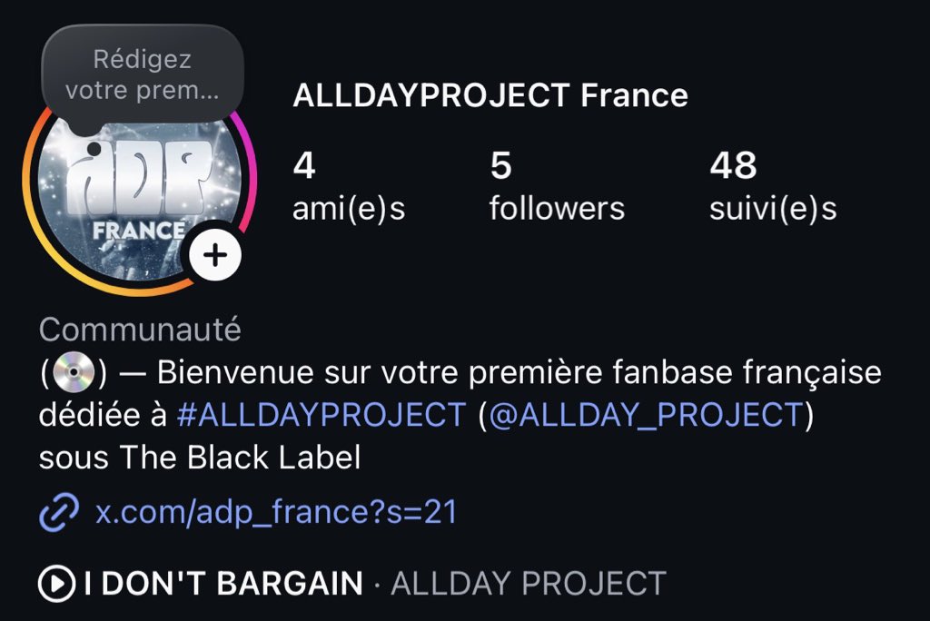 ALLDAY PROJECT FRANCE tweet media