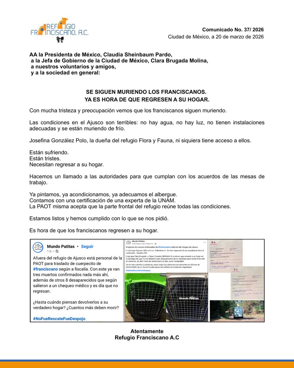 #refugiofranciscano #todossomosfranciscanos