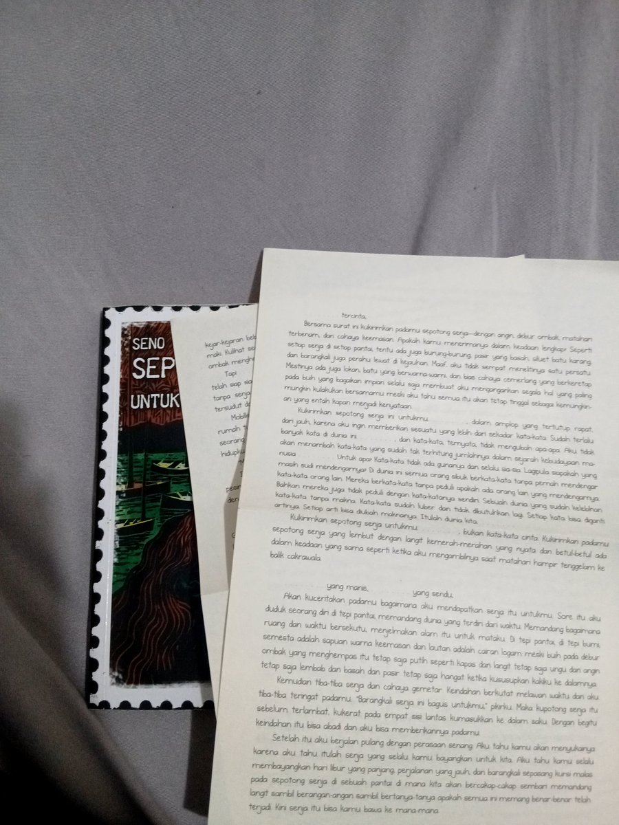 ticket2rides's tweet photo. SELAMAT LEBARAN! ⭐️
wts

Sepotong Senja Untuk Pacarku
☆ 45k, open nego
☆Tangerang Kota | Jakarta Barat
☆ condi: ALL GEWD CONDI, dm for more detailed condi
☆ bisa 🍊

tag. Sepotong Senja Untuk Pacarku wtb wts novel murah prelove good condi https://t.co/HrxpKdXHBo