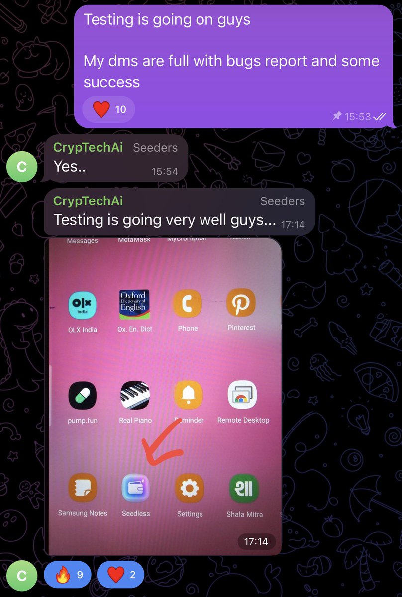 seedless_wallet's tweet photo. Devnet beta is live 📣🔥

Real testers. Real bugs. Real fixes

Passkey login, gasless sends, no seed phrases - working on real devices right now

Not everything is perfect yet. That's the point

Mods and early supporters are breaking things so you don't have to

See feedbacks: https://t.co/ixFoF1WXsw