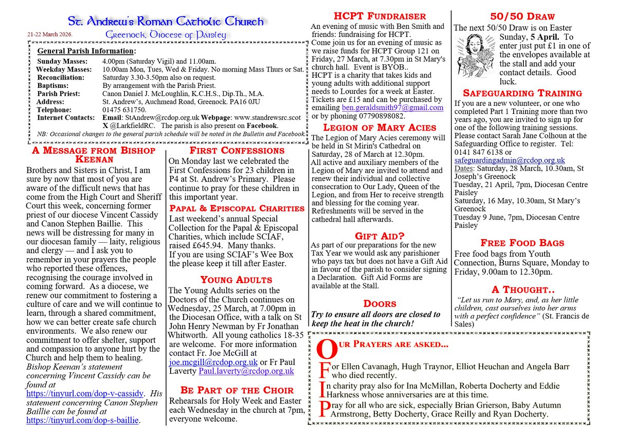 St. Andrew's Church tweet media