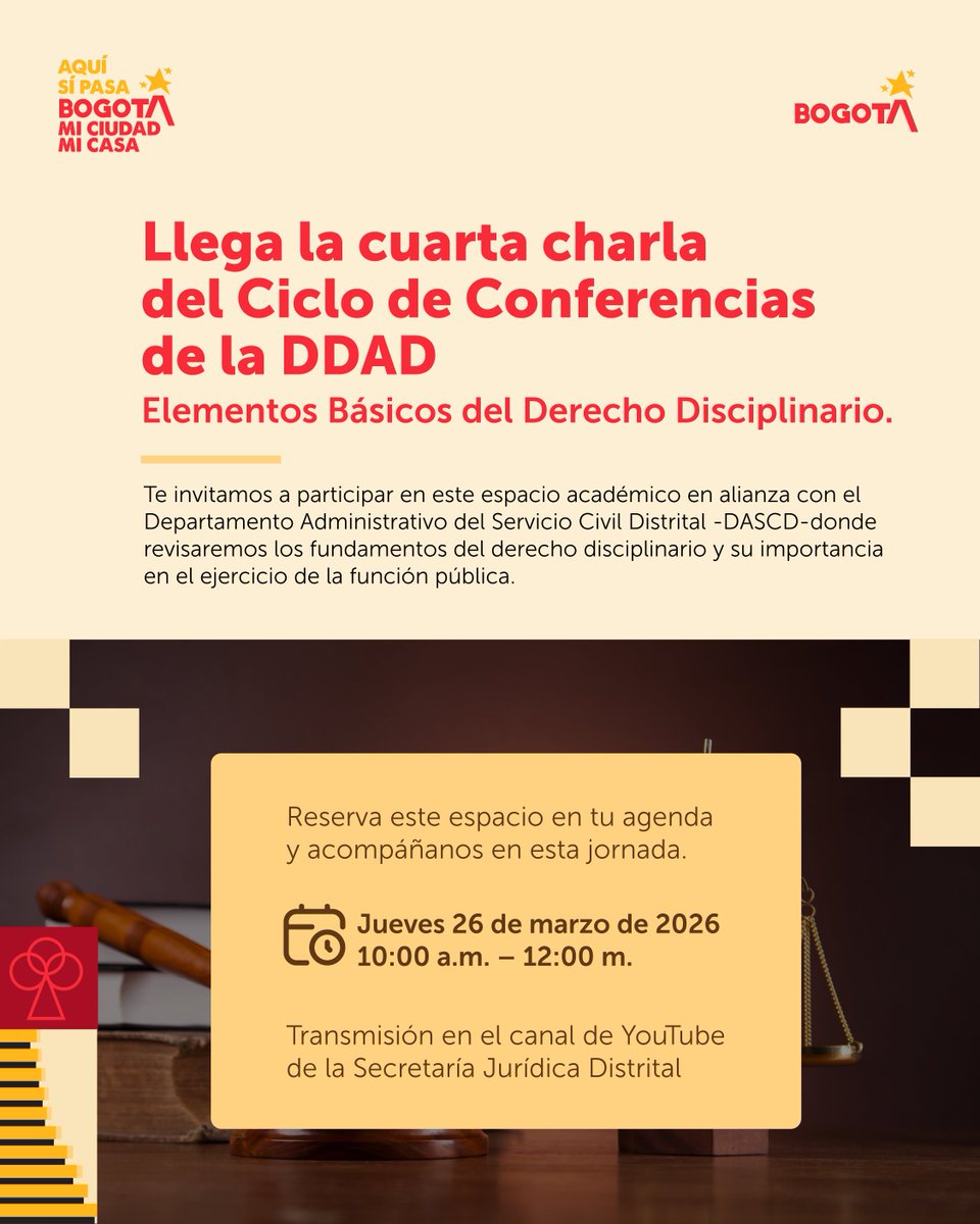 Secretaría Jurídica Distrital tweet media