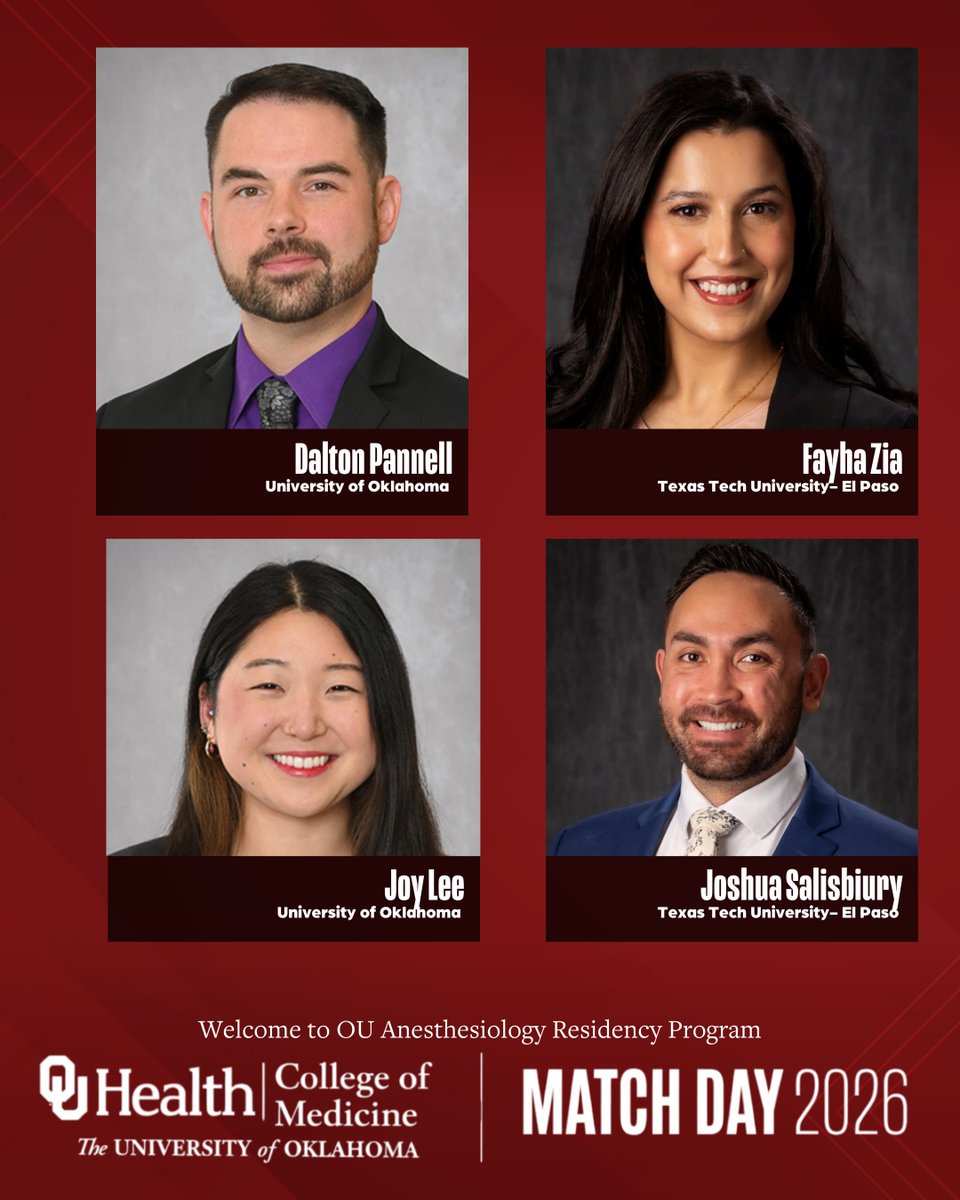 OU Anesthesiology Residency Program tweet media