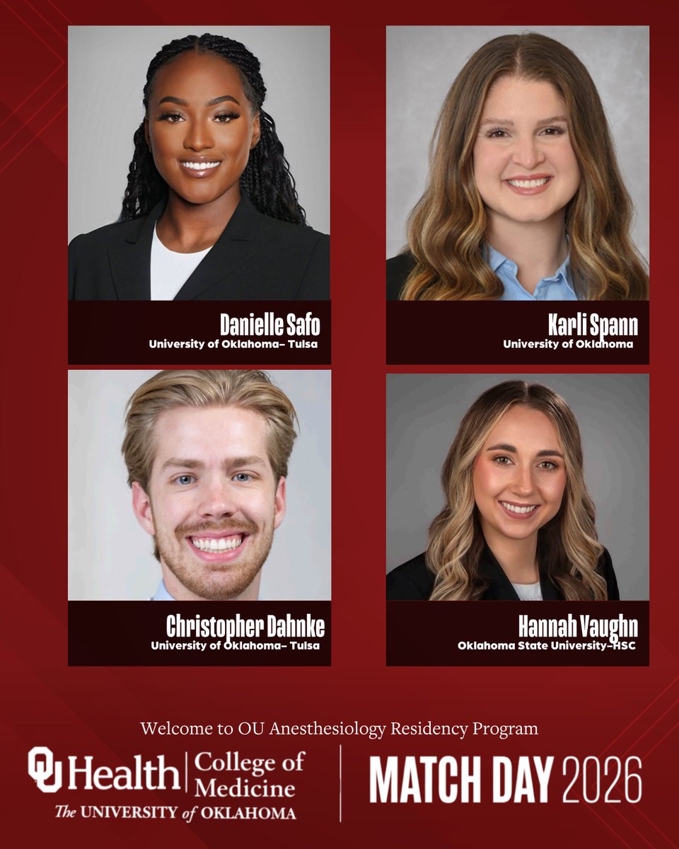 OU Anesthesiology Residency Program tweet media