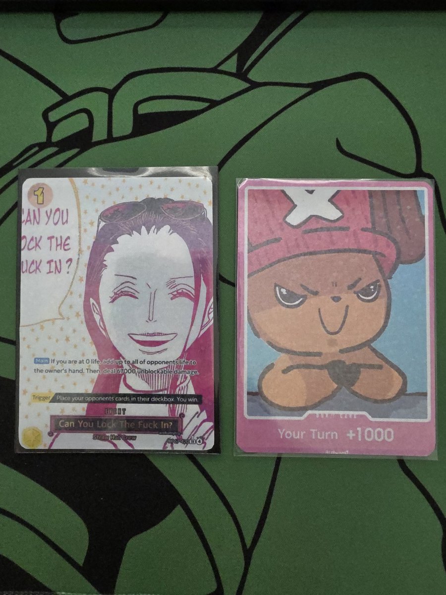 Got my cards from <a href="/acebunnytcg/">𝒃𝒖𝒏𝒏𝒚 ˚ʚ♡ɞ˚ OPTCG</a> 🔥

A reminder to lock tf in at tomorrow's regional 😤