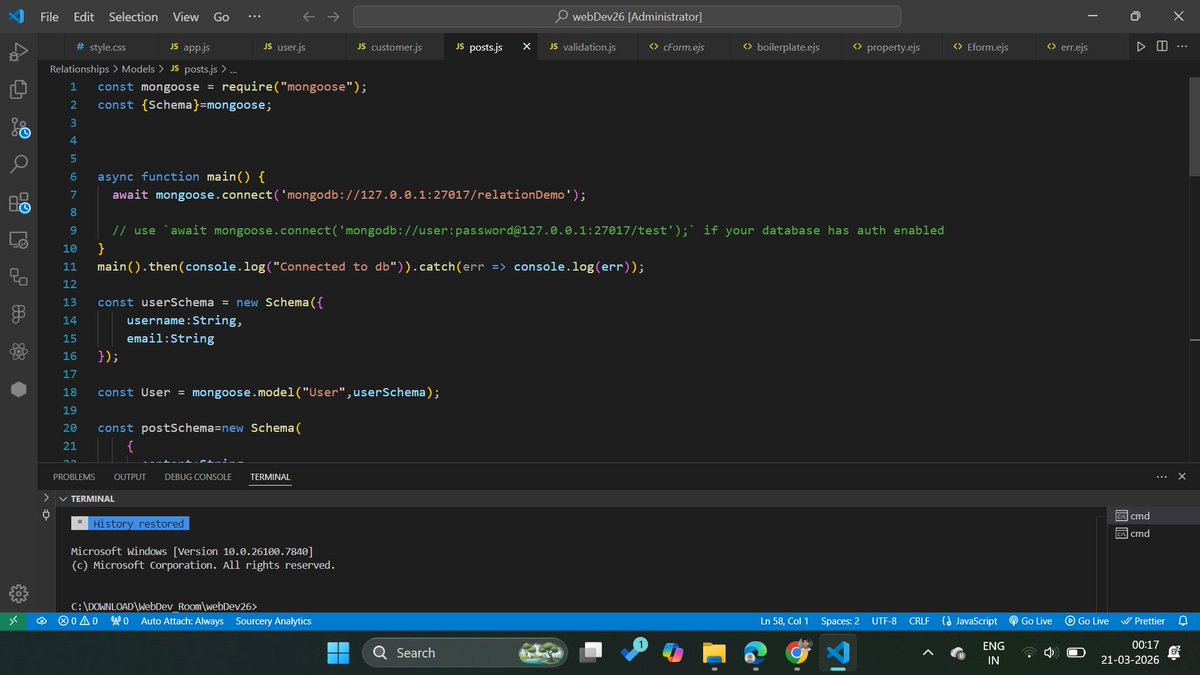 PrafullKum41350's tweet photo. day 21 of  #90daywebD_dsa consistency challenge          -completed  chap 52   of fullstack course  
- readed article of Mongodb Schhema design best practice https://t.co/Q2pNlZYiEZ