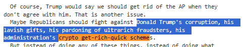 isendcoinshigh's tweet photo. The SEC just uploaded that 

Crpyto was a "Get Rich Quick Scheme" For trump

They uploaded this yesterday, this is FUCKING INSANE.

Welcome to the Get $Rich Quick Scheme on USD1

no one has tokenized it and its an active lawsuit

https://t.co/WIZtn3zwfC https://t.co/qiDvoUATr4