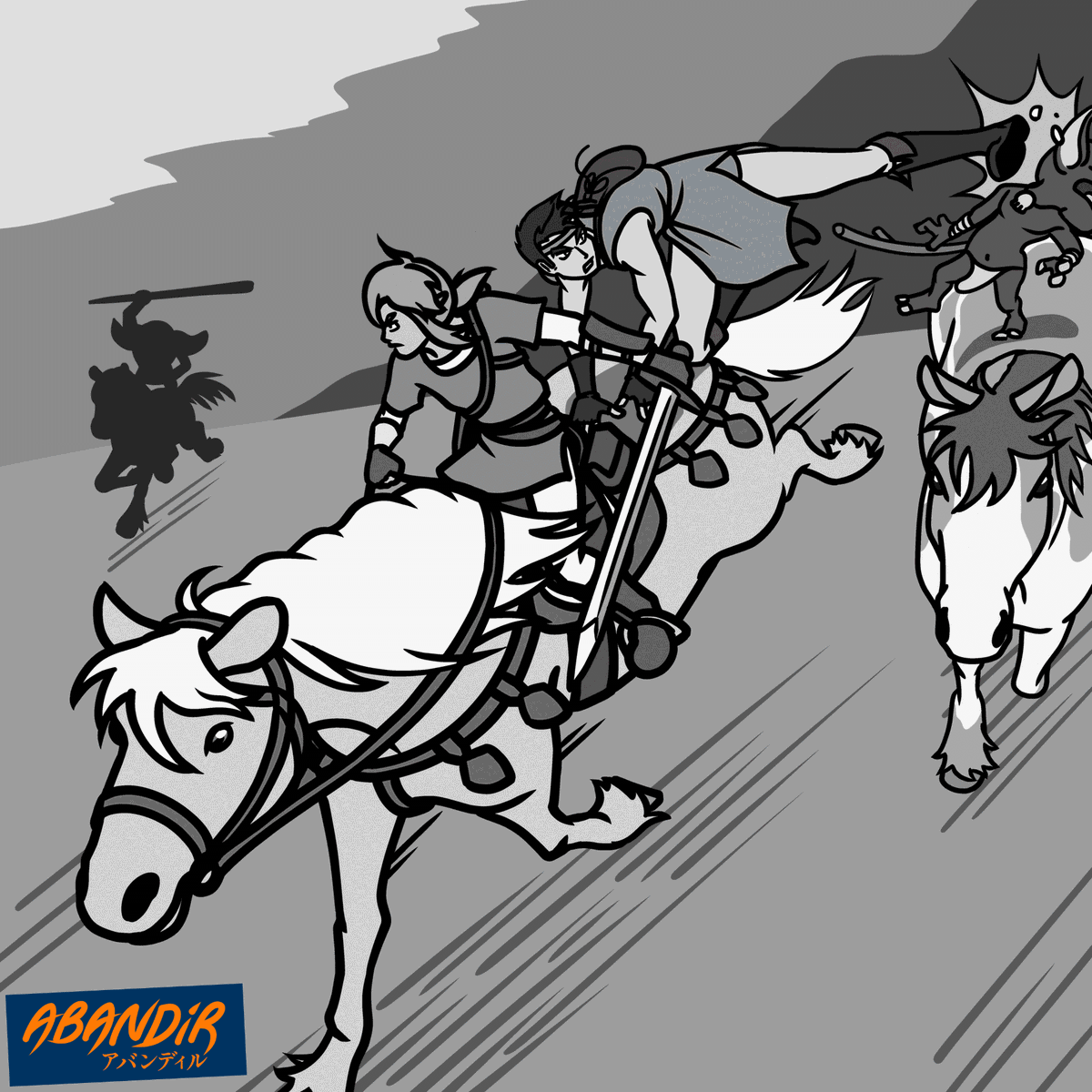 aaabandir's tweet photo. Bokoblins on horseback. https://t.co/5Jc5ZqDSOw