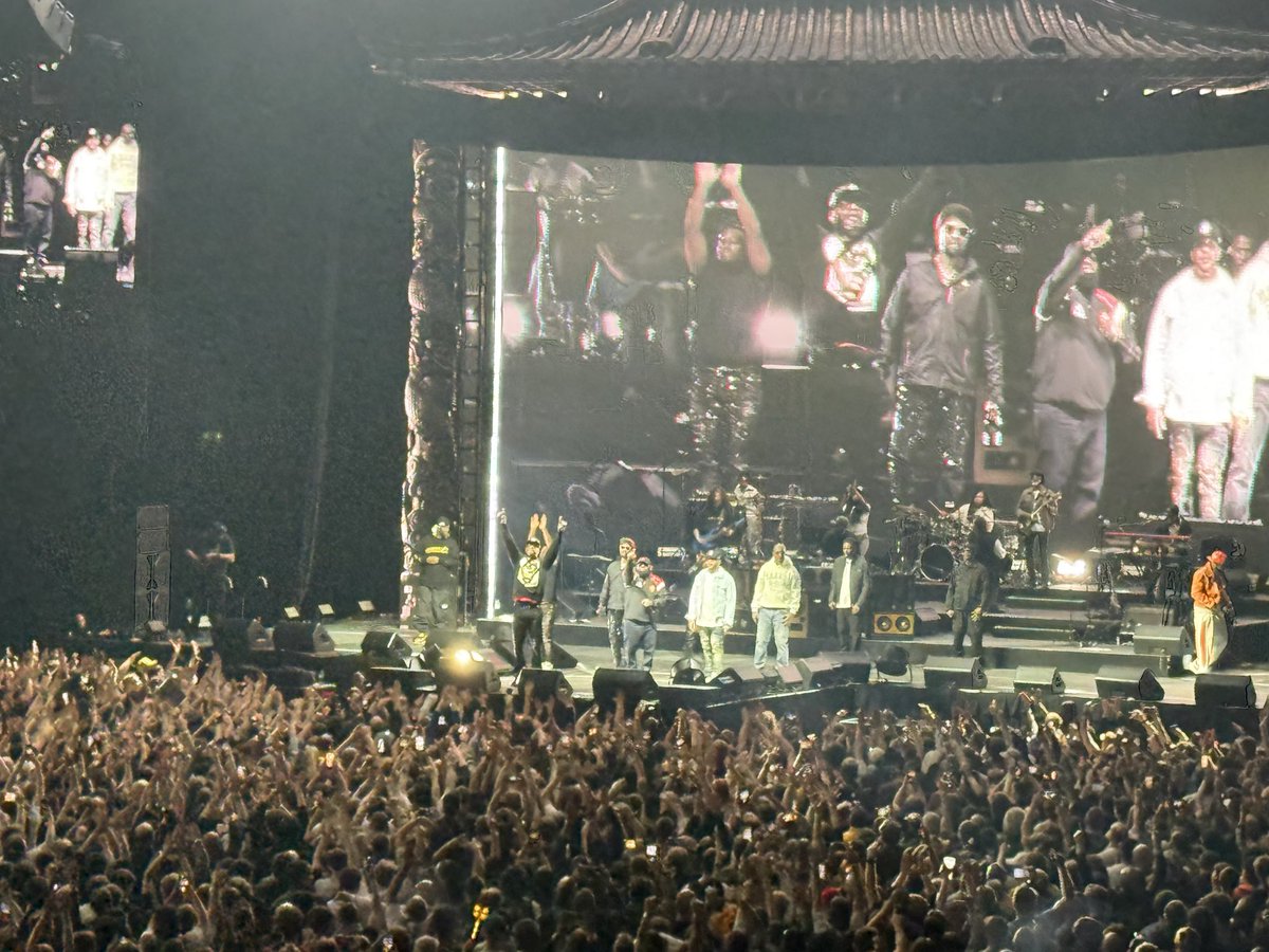 adamday78's tweet photo. Absolutely loved seeing @WuTangClan  bringing da ruckus to Manchester last night. A dream of mine ever since I got an import 36 chambers 31/32 years ago (ish) https://t.co/WRcmA5KKyv