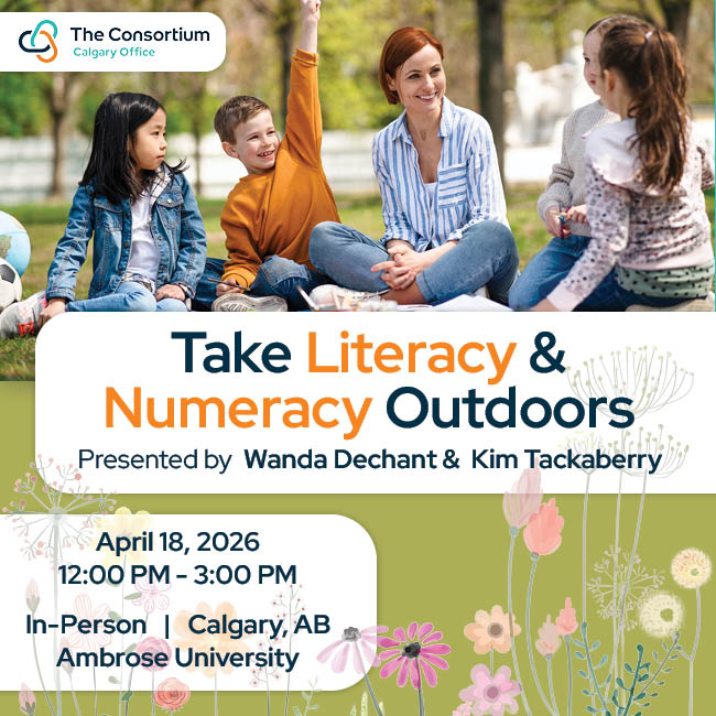 crconsortium's tweet photo. 🌿K-6 teachers, ready to bring literacy and numeracy to life outdoors? Join us for a hands-on session with practical, curriculum-aligned strategies you can use right away. 

Register here: https://t.co/Lx3VLRT430 https://t.co/PvdubaSxoH