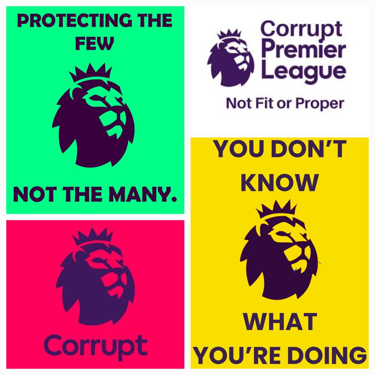 N_Klaassen1878's tweet photo. @EvertonDelaware @WeAreTheFSA That faint rustling sound is the lifting of a very large rug at @premierleague HQ. Dicky Masters is doing what he does best, when not kissing Sky 6 arse, he's sweeping the crimes of his brand clubs under said rug. (Leaving room for MCFC's 115+)
#Corrupt https://t.co/2dNQTxYX2p