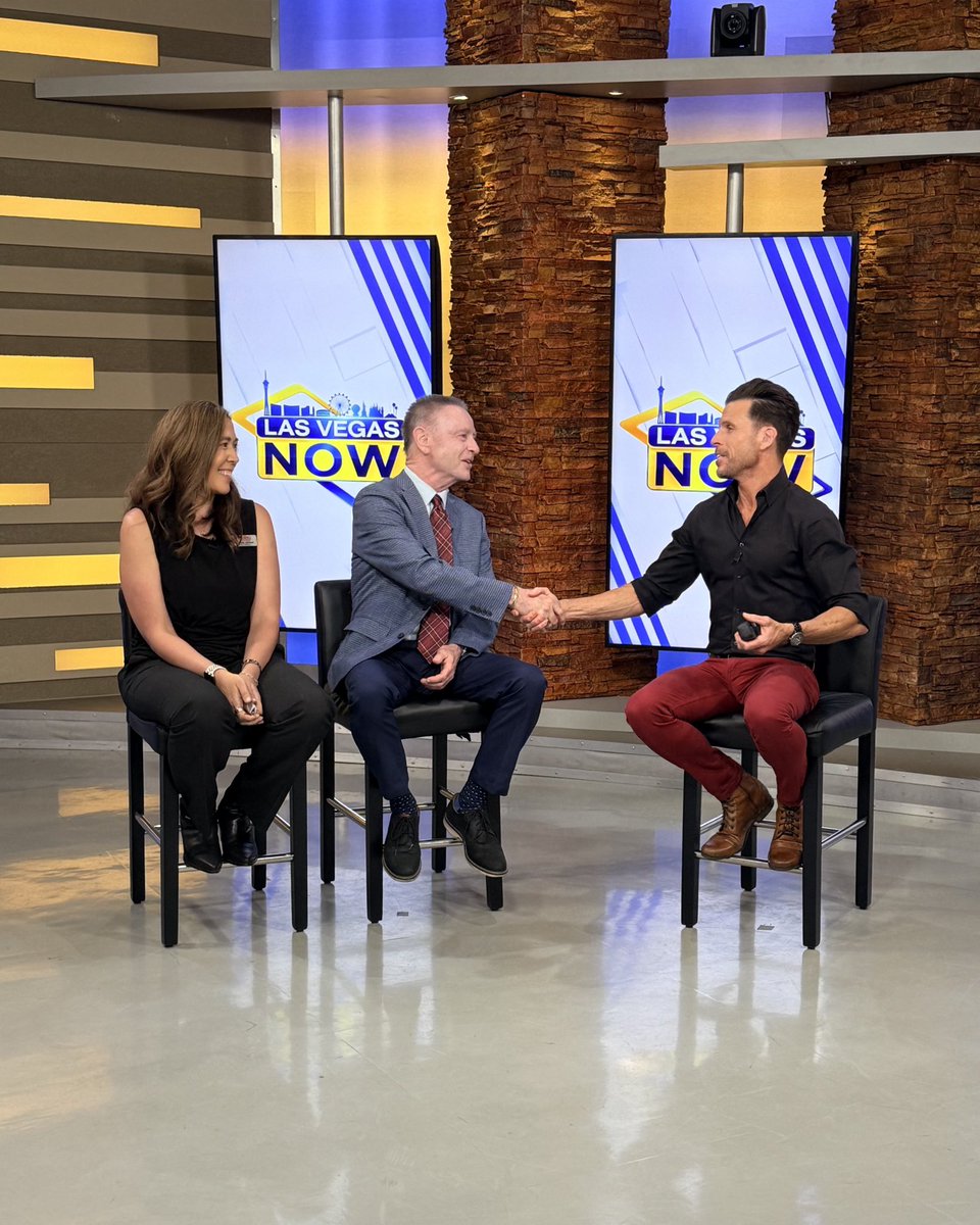 SNSHF's tweet photo. Yesterday, @StephanieBernas and @tcordervegas joined JC Fernandez on @LasVegasNOW on Channel 8 to highlight the SNSHF. 

We are grateful for the support from our community in elevating local youth sports across NV and honoring the legacy of those who make an impact! 🤝

#SNSHF https://t.co/WveFHo2Olq