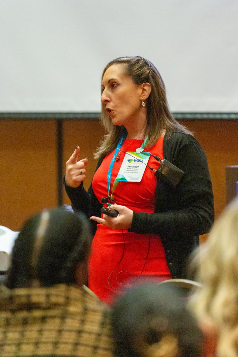 ilprincipals's tweet photo. At the 2026 WELL Summit, Jennifer Hartmann is diving into how to lead through personal challenges without losing yourself in the process and maybe even come out stronger. You can’t control the fire. But you can control how it shapes you. 🔥 We are feeling this one. #ILWELLSummit https://t.co/wwsoOMMym1