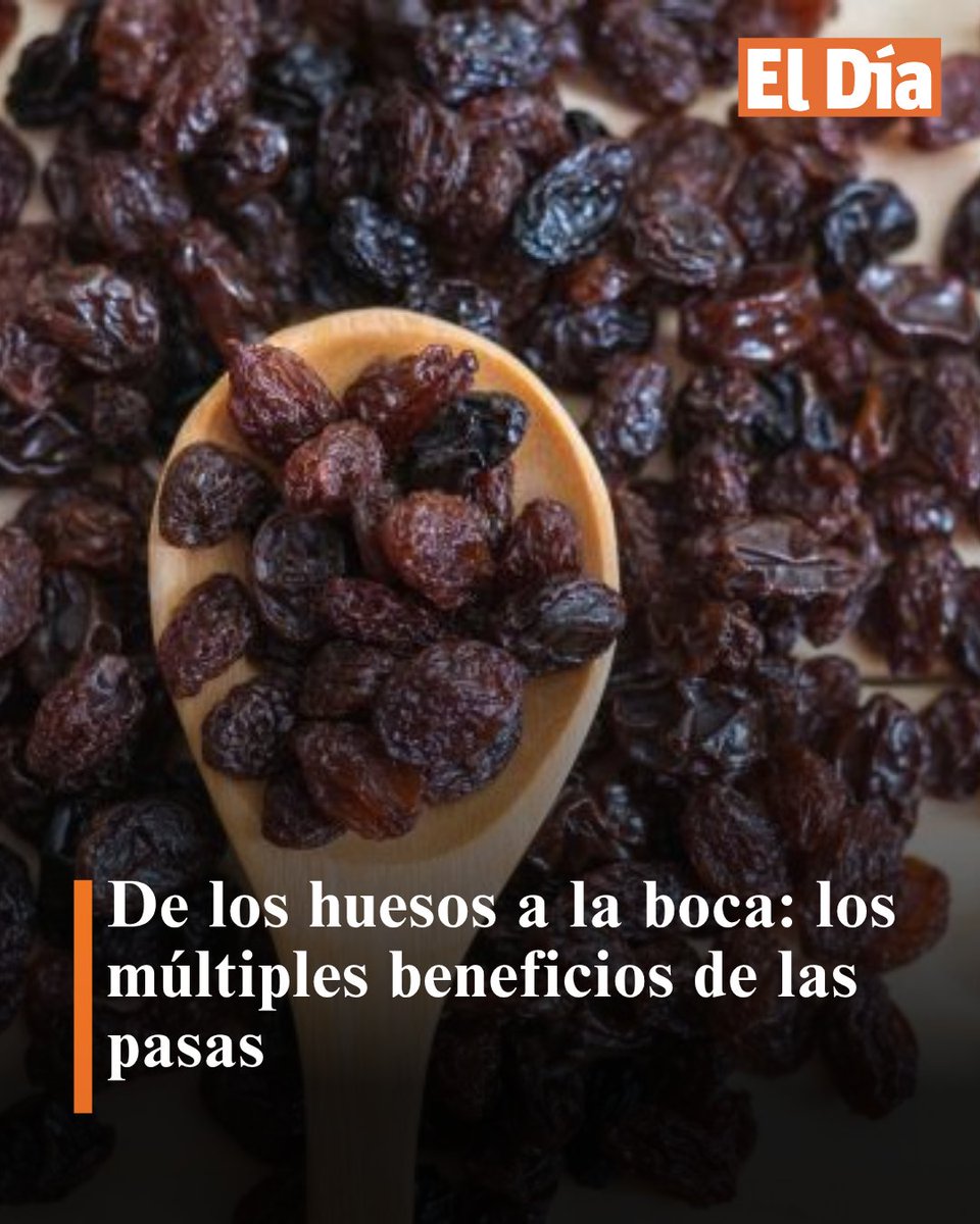 ElDia_do's tweet photo. De los huesos a la boca: los múltiples beneficios de las pasas
Más detalles en: https://t.co/MlXWfMjrkY
#PeriódicoElDía #huesos #pasas #beneficios https://t.co/fVT2y8ocS9
