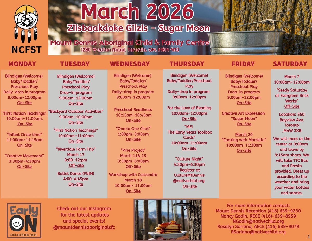 Native Child & Family Services of Toronto tweet media