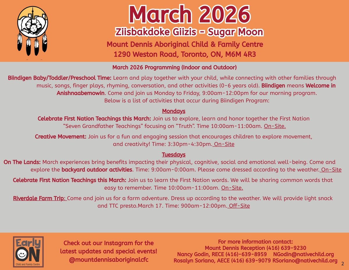 Native Child & Family Services of Toronto tweet media