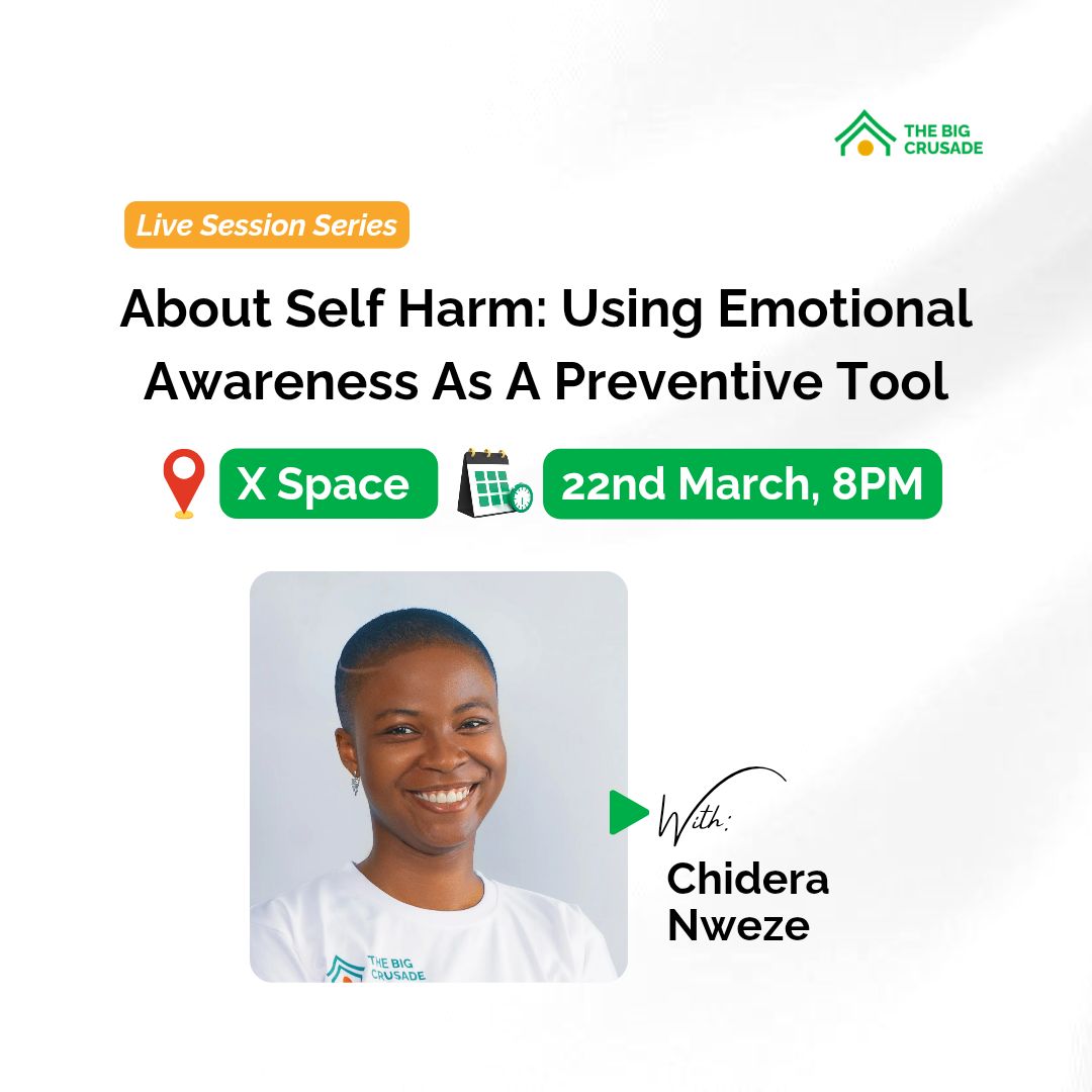 thisTBCOrg's tweet photo. Many people struggle with emotional pain but do not know how to recognize or manage it before it becomes harmful.

Join us for this live session as we discuss how recognizing and understanding our emotions can help prevent harmful coping patterns.

#iglive #viralvideos #xspace https://t.co/E1kDcu9UHJ