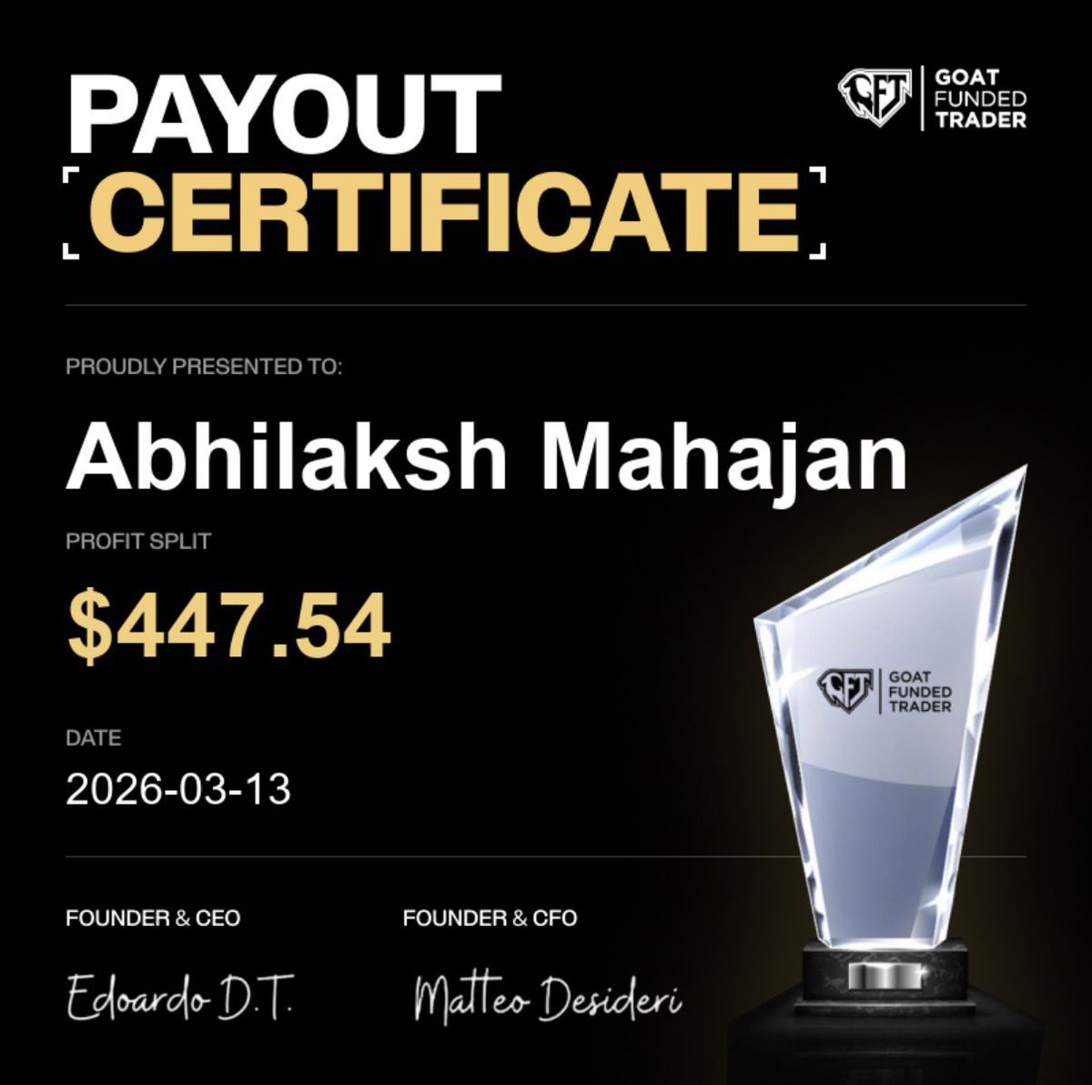 Abhilaksh Mahajan tweet media