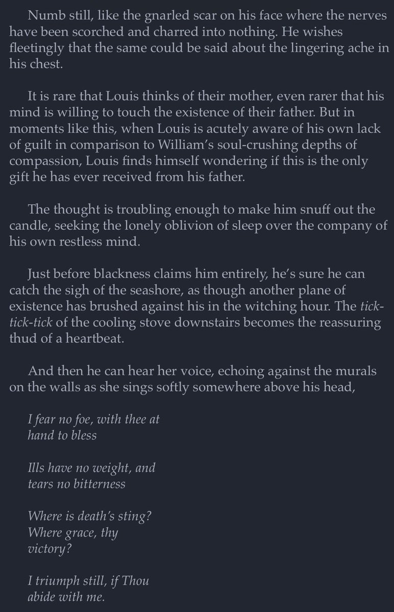 Found this in my drafts after chatting with Missie about W&amp;L’s parents …

I’d like to finish it at some point. It was written as a fic exploring Louis’ childhood, for a birthday week prompt. The idea of them remembering their mother breaks my heart 🥺