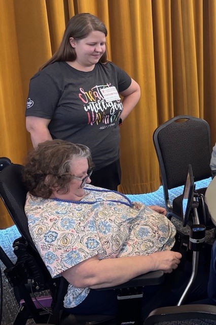 CedarLakeKY's tweet image. Thanks to Teri and Carla for sharing all about AAC ( augmentative and alternative communication) to St Patrick Catholic School recently.  They did a great job presenting about the importance of communication for all! cedarlake.org #speechtherapy #AACusage #aacdevice