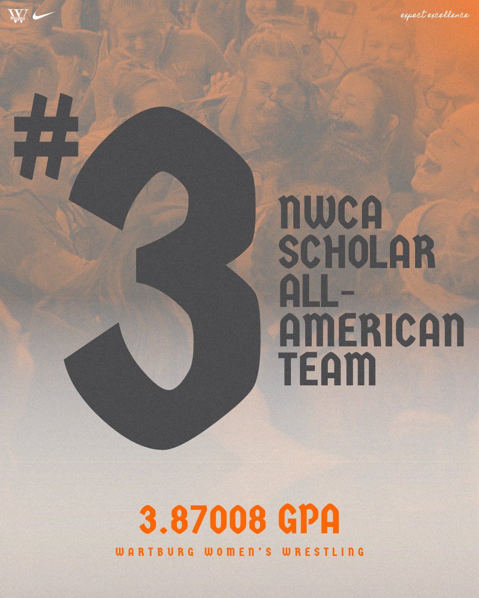 WartburgWomenWR's tweet image. #3 SCHOLAR ALL-AMERICAN TEAM

For the THIRD consecutive year, this group has came in 3rd. This year with a 3.87008 GPA 👀

#WhyNotYou
#ExpectExcellence