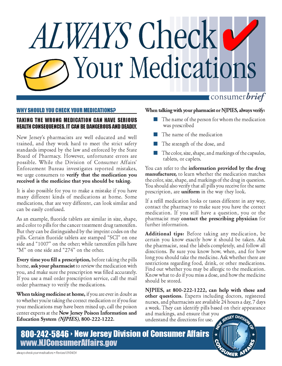 New Jersey Division of Consumer Affairs tweet media