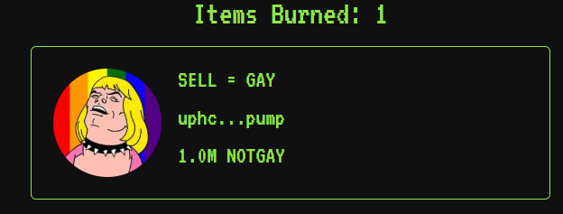 SELL = GAY tweet media