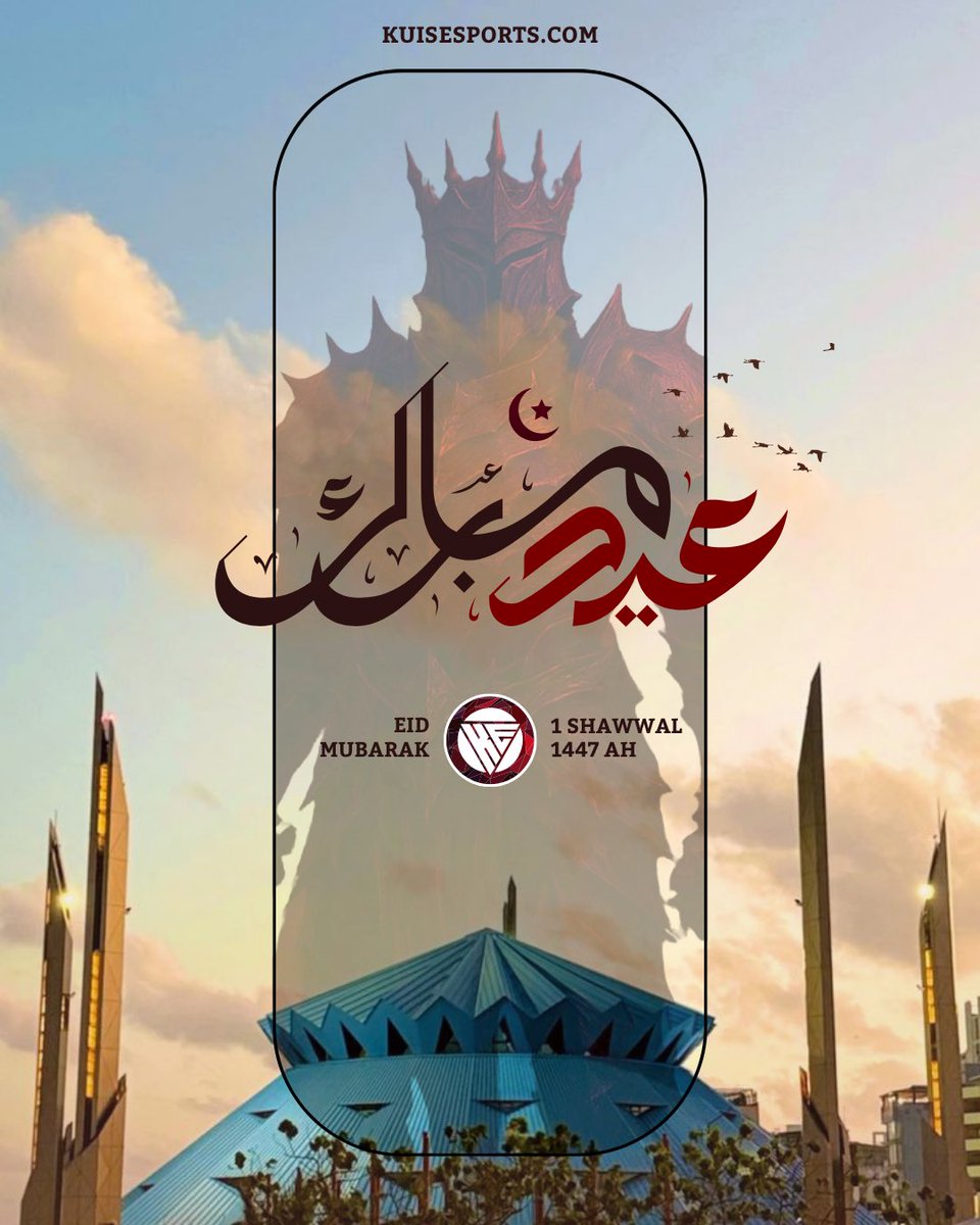 kuisesports's tweet photo. Eid Mubarak from the KUIS Esports Family. May this joyous occasion bring you joy and prosperity. Thank you for supporting us.
#kuisesports #eid https://t.co/IAISdyTRaW