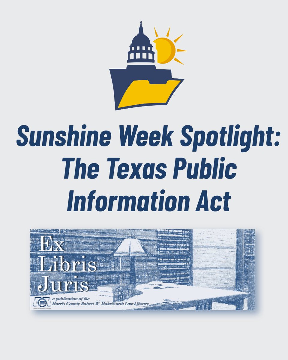 Harris County Robert W. Hainsworth Law Library tweet media