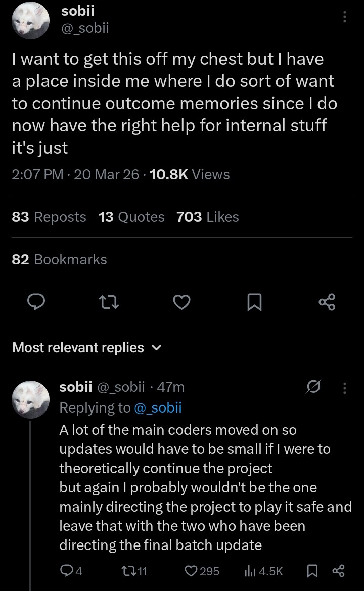 Outcome Memories News/GenesisX tweet media
