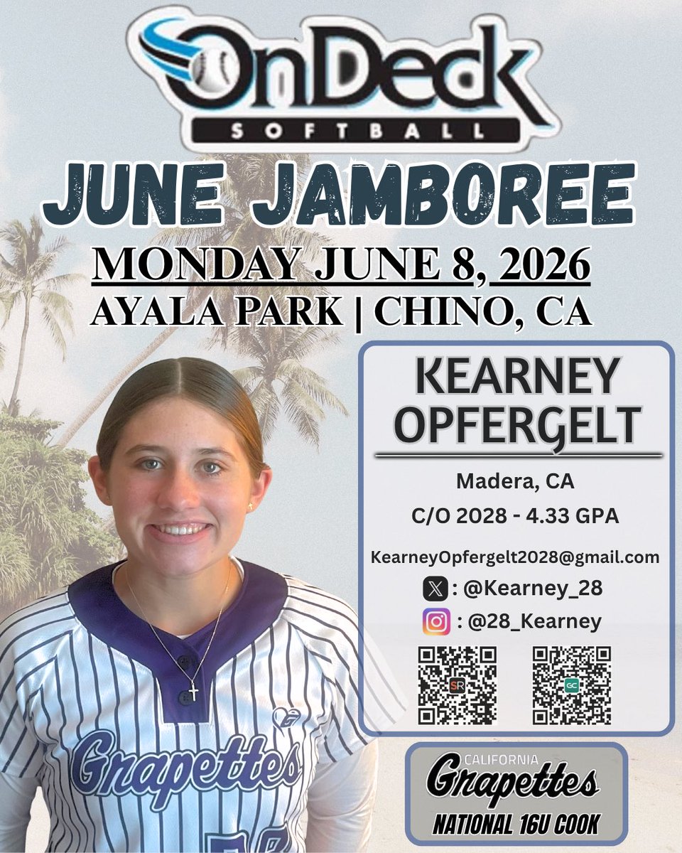 California Grapettes National 16U Cook tweet media