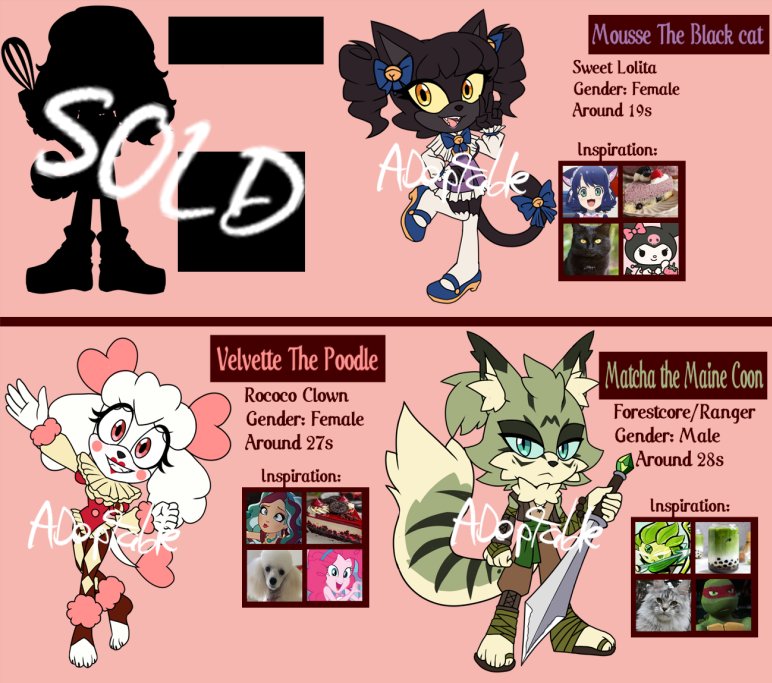 Quartz_Academy's tweet photo. "Dessert Pets"

Aun siguen disponibles los demás de este lote,  más adelante los siguientes lotes de Adoptables serán de distintas temáticas  ^^

A 15$ USD cualquiera que eligan.
[Para los interesados,  mandenme DM]
#SonicFandom #Adoptables #sonicfancharacters #openadoptables https://t.co/1OsAJtpL0n
