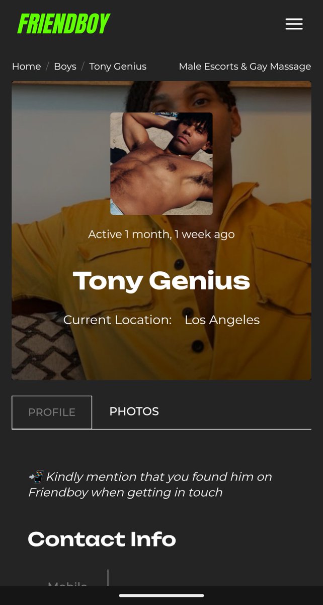 Tony Genius ™ tweet media