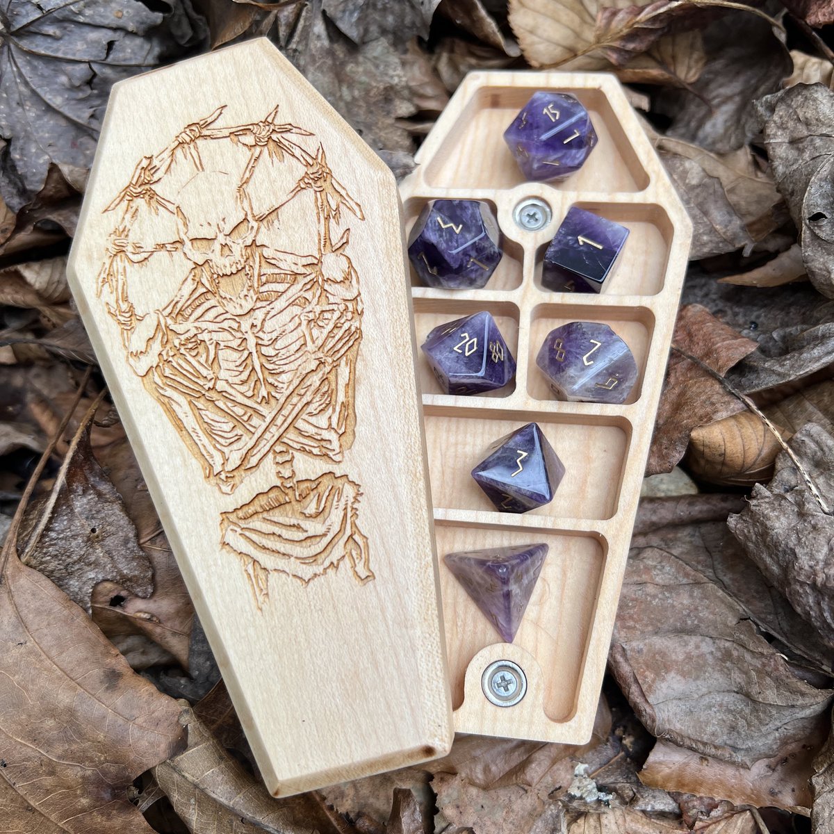 DiceCrypt's tweet photo. The leaves may be dead but the forest is not.  Tread carefully as the crunch of those leaves may awaken something hidden…
#dicecrypt #crypticcreative #deadleaves #adventureawaits https://t.co/hsJSs7AmfR
