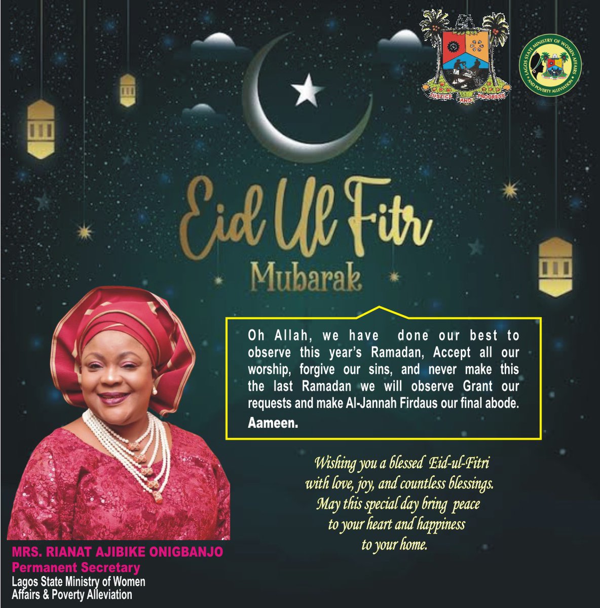 Lagos State Ministry of Women Affairs tweet media