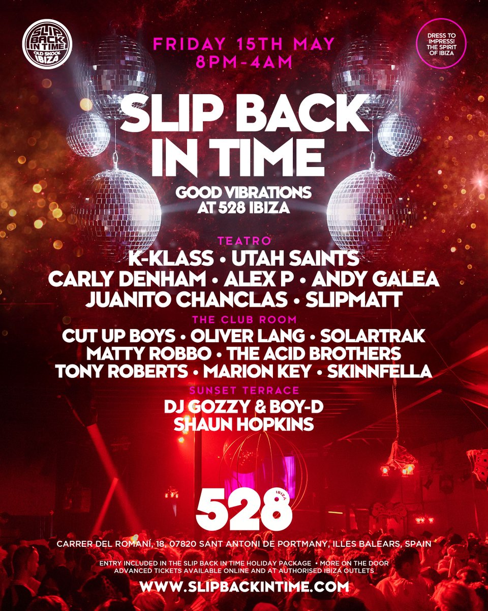 Slip Back In Time 💙 Old Skool Ibiza tweet media