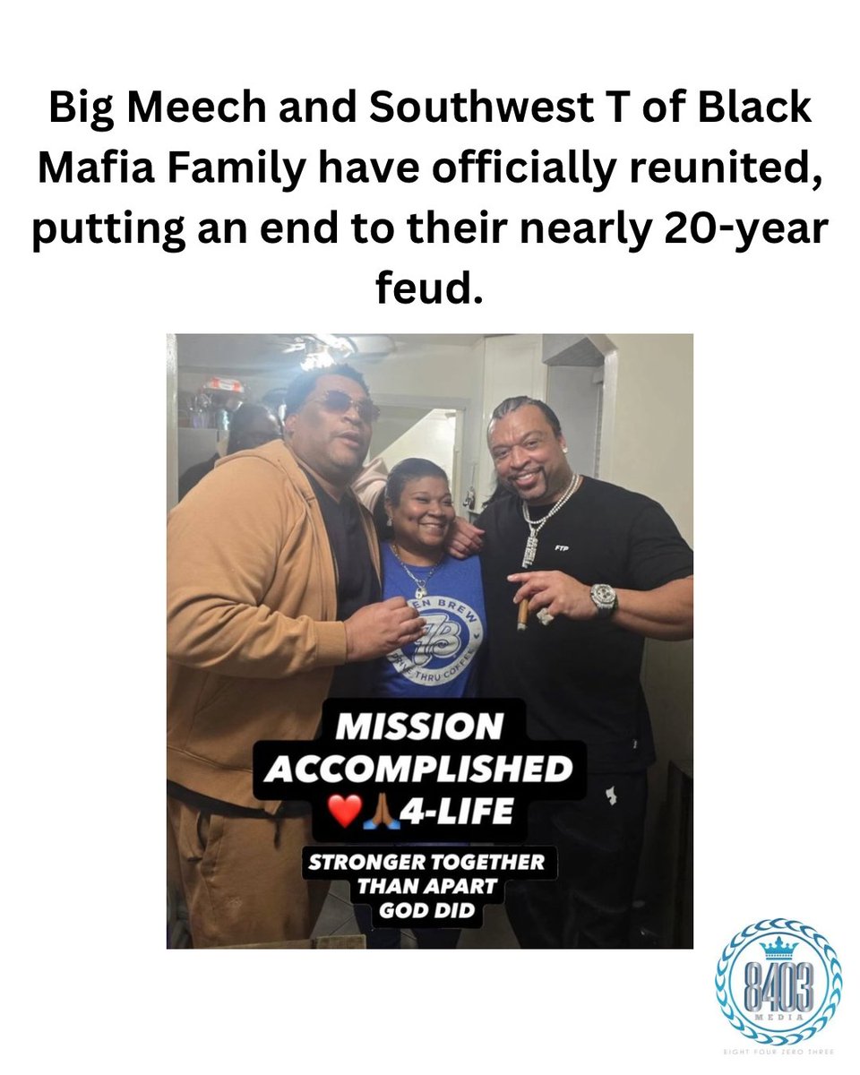 Big Meech and Southwest T—the brothers behind Black Mafia Family—have officially reunited, marking a major moment after nearly two decades of tension and separation.