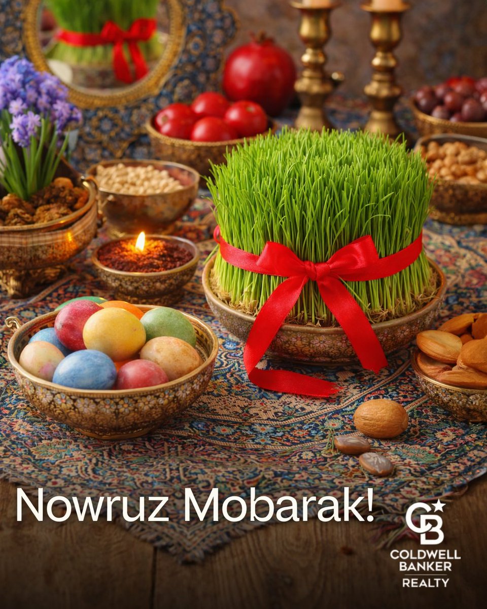 imuragentkathy's tweet photo. Nowruz Mobarak! Wishing you a very Happy Persian New Year. Today marks the start of spring and a celebration of renewal, harmony, and new beginnings.

📞 818.949.5205
✉️ kathy@imuragent.com
CalRE #00947297

#Nowruz #PersianNewYear #NewBeginnings https://t.co/8st4dpJDXV