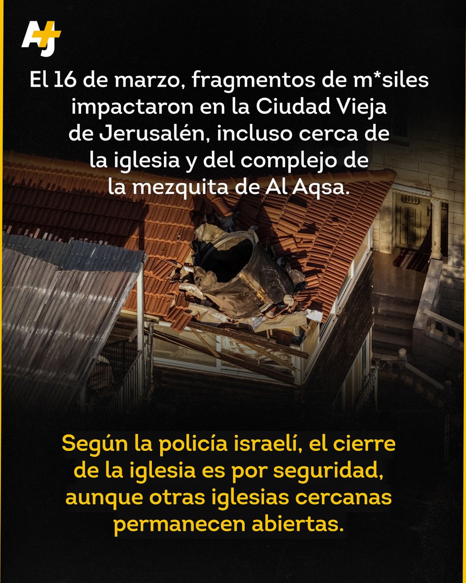 ajplusespanol's tweet photo. Por primera vez, es posible que los cristianos de Jerusalén no puedan acceder a su lugar más sagrado durante la Semana Santa. ⁣

Los líderes de la iglesia están negociando con el Estado de Israel para permitir celebraciones limitadas durante la Semana Santa y la Pascua. https://t.co/no2CnSL79U