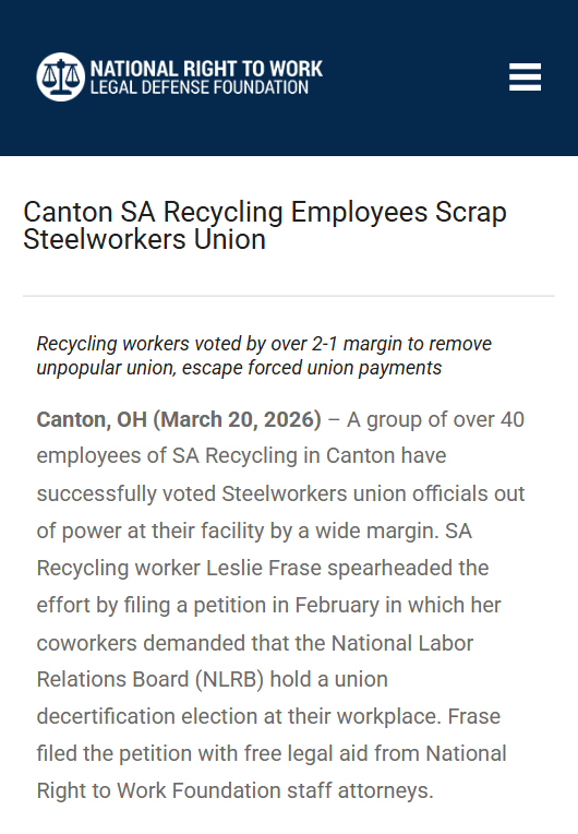 National Right To Work Foundation tweet media