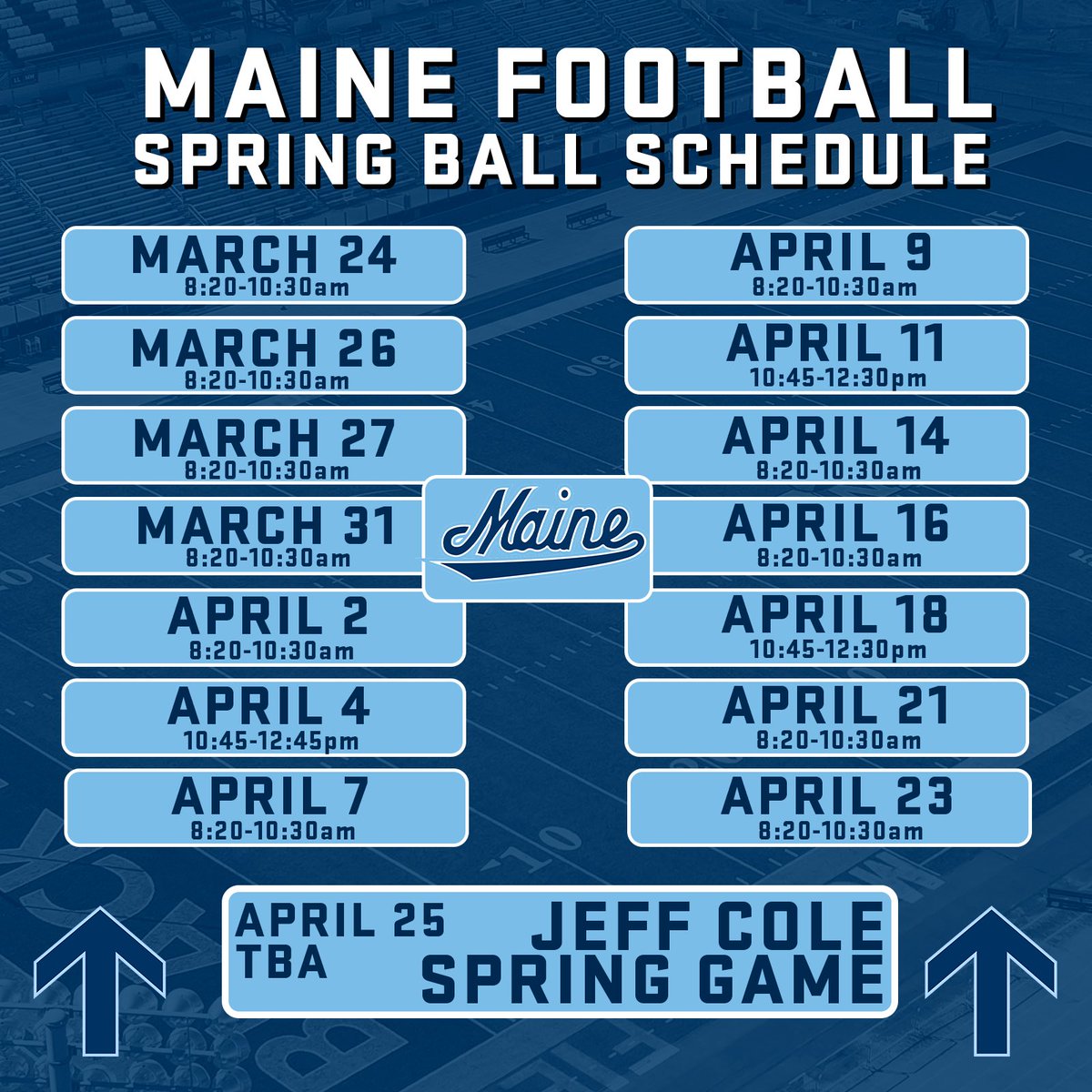 Maine Football tweet media